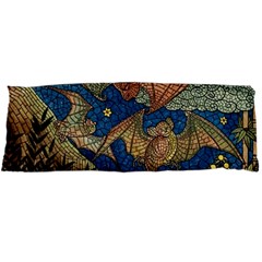 Bats Cubism Mosaic Vintage Body Pillow Case Dakimakura (two Sides) by Nexatart