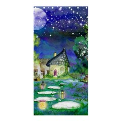 Background Fairy Tale Watercolor Shower Curtain 36  x 72  (Stall) 