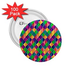 Background Geometric Triangle 2.25  Buttons (100 pack) 