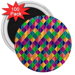 Background Geometric Triangle 3  Magnets (100 pack)