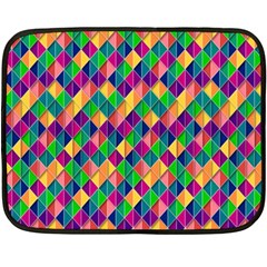 Background Geometric Triangle Double Sided Fleece Blanket (Mini) 