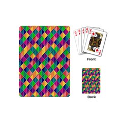 Background Geometric Triangle Playing Cards (Mini) 
