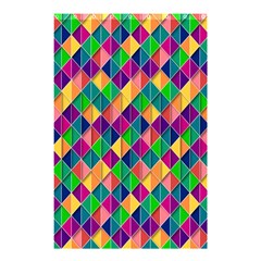 Background Geometric Triangle Shower Curtain 48  x 72  (Small) 