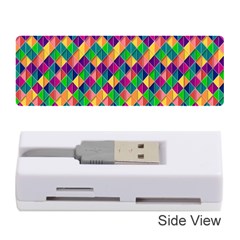 Background Geometric Triangle Memory Card Reader (Stick) 