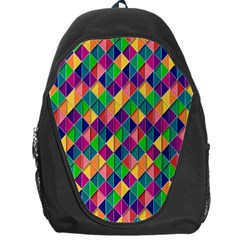 Background Geometric Triangle Backpack Bag