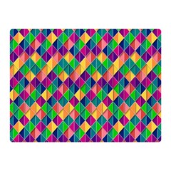 Background Geometric Triangle Double Sided Flano Blanket (Mini) 