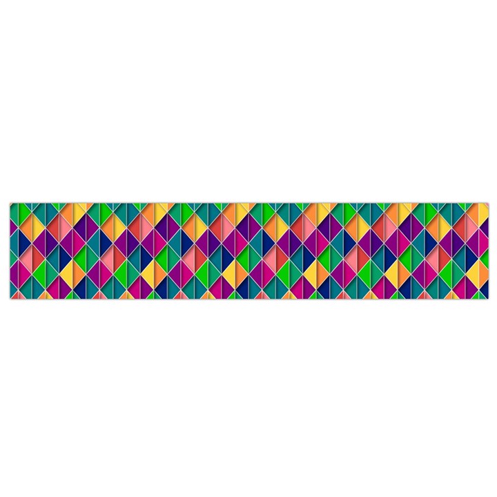 Background Geometric Triangle Small Flano Scarf