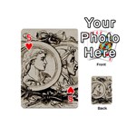 Young Old Man Weird Funny Playing Cards 54 (Mini)  Front - Heart5