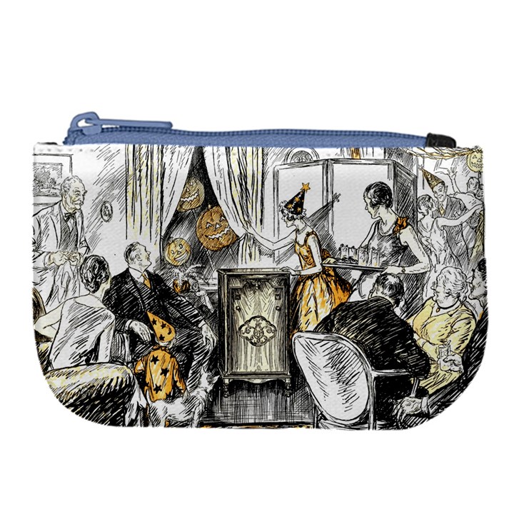 Vintage People Party Celebrate Large Coin Purse