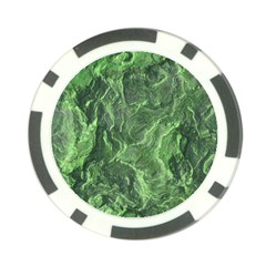 Green Geological Surface Background Poker Chip Card Guard by Nexatart
