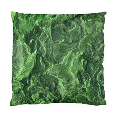 Green Geological Surface Background Standard Cushion Case (one Side) by Nexatart