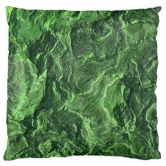 Green Geological Surface Background Standard Flano Cushion Case (two Sides)