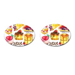 Xoxo Cufflinks (oval) by KuriSweets