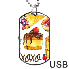 Xoxo Dog Tag Usb Flash (two Sides)