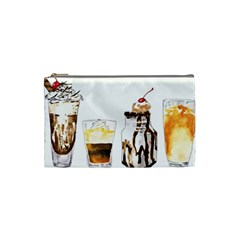 Coffee And Milkshakes Cosmetic Bag (small)  by KuriSweets