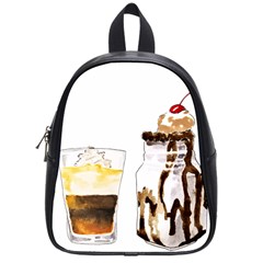 Coffee And Milkshakes School Bag (small) by KuriSweets