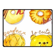 Cute Bread Fleece Blanket (small) by KuriSweets