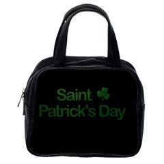  St  Patricks Day  Classic Handbags (one Side) by Valentinaart