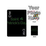  St. Patricks day  Playing Cards 54 (Mini)  Front - Spade3