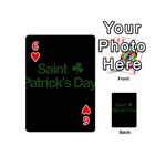  St. Patricks day  Playing Cards 54 (Mini)  Front - Heart6