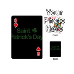  St. Patricks day  Playing Cards 54 (Mini)  Front - Heart8