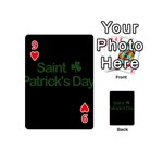  St. Patricks day  Playing Cards 54 (Mini)  Front - Heart9