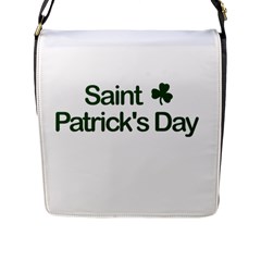  St  Patricks Day  Flap Messenger Bag (l)  by Valentinaart