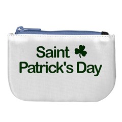  St  Patricks Day  Large Coin Purse by Valentinaart