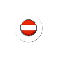 Austria Country Nation Flag Golf Ball Marker (4 Pack) by Nexatart