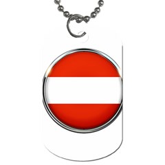 Austria Country Nation Flag Dog Tag (two Sides) by Nexatart