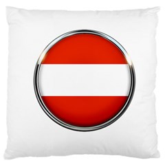 Austria Country Nation Flag Large Cushion Case (two Sides) by Nexatart