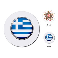 Greece Greek Europe Athens Playing Cards (round) 