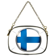 Finland Country Flag Countries Chain Purses (one Side)  by Nexatart