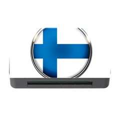 Finland Country Flag Countries Memory Card Reader With Cf