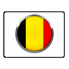 Belgium Flag Country Brussels Double Sided Fleece Blanket (small)  by Nexatart