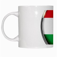 Hungary Flag Country Countries White Mugs