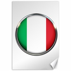 Italy Country Nation Flag Canvas 12  X 18   by Nexatart