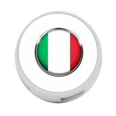 Italy Country Nation Flag 4-port Usb Hub (two Sides)  by Nexatart