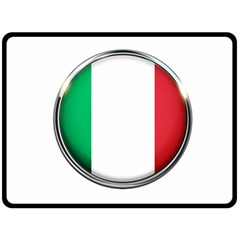 Italy Country Nation Flag Double Sided Fleece Blanket (large) 