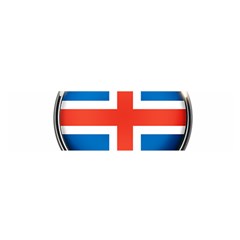 Iceland Flag Europe National Satin Scarf (oblong) by Nexatart