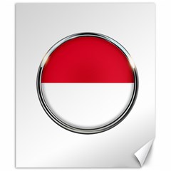 Monaco Or Indonesia Country Nation Nationality Canvas 20  X 24   by Nexatart