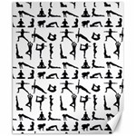 Yoga pattern Canvas 8  x 10  8.15 x9.66  Canvas - 1