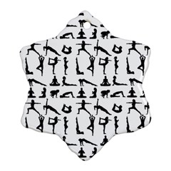 Yoga pattern Ornament (Snowflake)