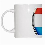 Luxembourg Nation Country Red White Mugs Left