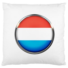 Luxembourg Nation Country Red Large Flano Cushion Case (two Sides)