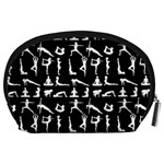 Yoga pattern Accessory Pouches (Large)  Back