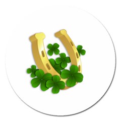  St  Patricks Day  Magnet 5  (round) by Valentinaart