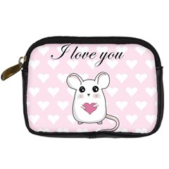 Cute Mouse - Valentines Day Digital Camera Cases