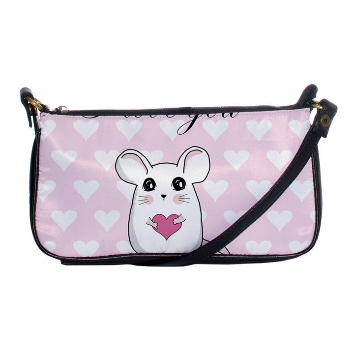 Cute mouse - Valentines day Shoulder Clutch Bags