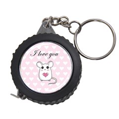Cute Mouse - Valentines Day Measuring Tape by Valentinaart